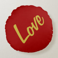 Couleurs Or Rouge Écarlate Amour Mariage Calligrap