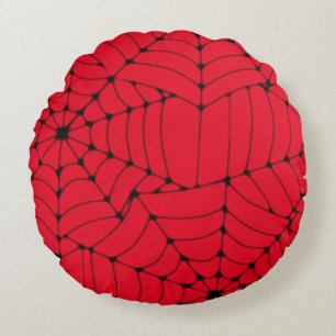 Coussins Ronds Coutume de toile d'araignée carreau rond de 16