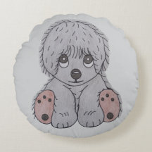 Couvre-coussin Chien Chien Mignonne