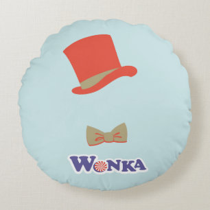 Coussins Ronds Cravate Wonka Top Hat & Bow