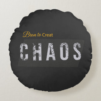 Coussins Ronds Créateur de chaos amusant Streetwear