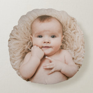 Coussins Ronds Créez Votre Propre Photo Moderne Enfants Enfants P
