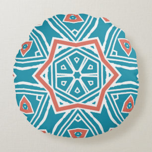 Coussins Ronds Cuisine ronde turquoise