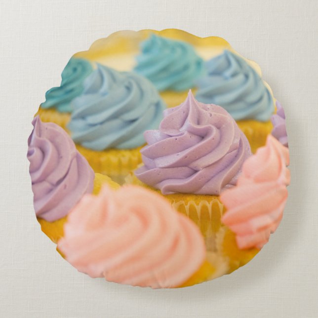 Coussins Ronds Cupcake (Devant)