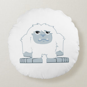 Coussins Ronds Cute Little Yeti