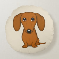 Dachshund rouge mou| Drôle de Wiener Dog