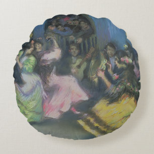 Coussins Ronds Danseurs gitans espagnols, 1898