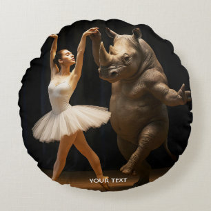 Coussins Ronds Danseuse Imaginaire Ballerina