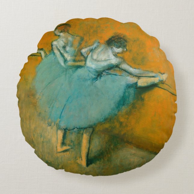 Coussins Ronds Danseuses au Bar Ballet (Devant)
