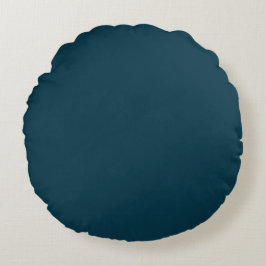Coussins Ronds Dark Blue Solid Color, Cushion, Simple, Modern