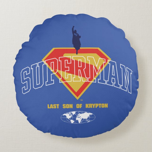 Coussins Ronds Dernier fils de Krypton Emblem (Devant)