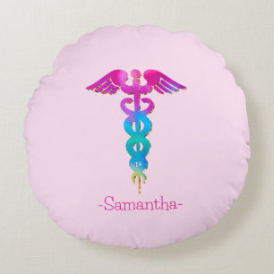 Coussins Ronds Design de logo Médicale de charme et coloré