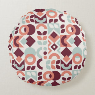 Coussins Ronds Design motif scandinave. Retro moderne simple b