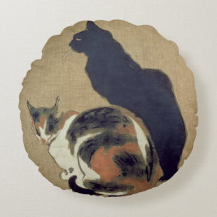 Coussins Ronds Deux chats, 1894