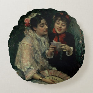 Coussins Ronds Deux femmes espagnoles