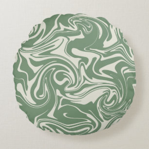 Coussins Ronds Déversement - Vert