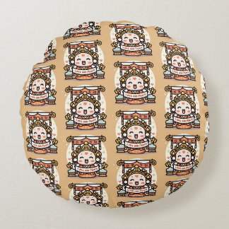 COUSSINS RONDS DIEU CHINOIS DE RICHESSE
