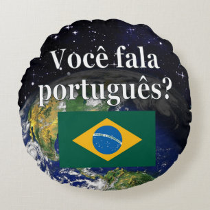 Coussins Ronds Do you speak portuguese ? Flag