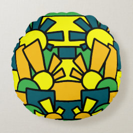 Coussins Ronds Doodle Festif Art 42