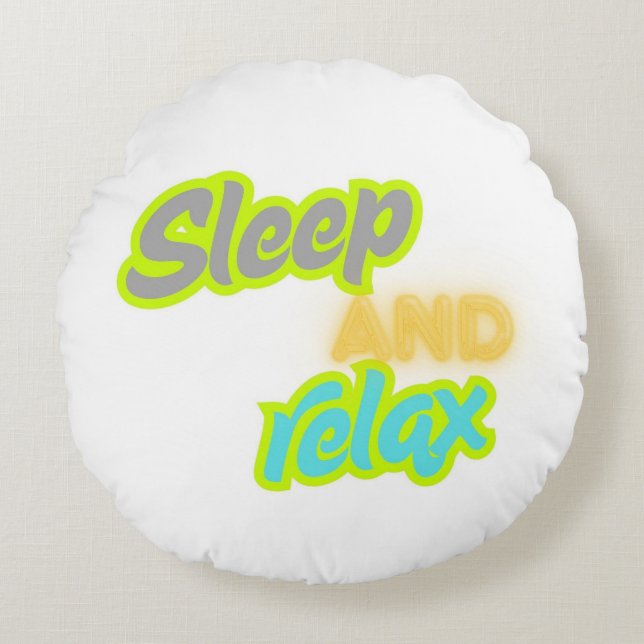 COUSSINS RONDS DORMIR ET SE DÉTENDRE (Devant)