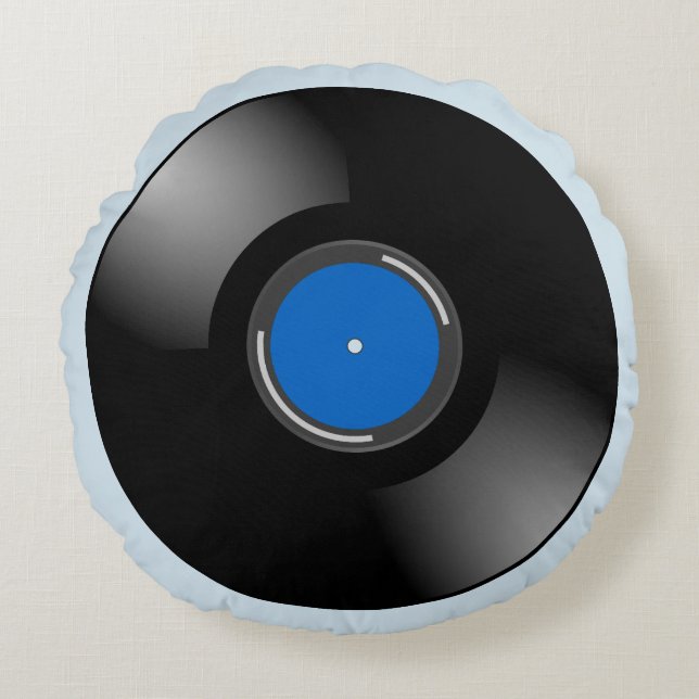 Coussins Ronds Dossier de vinyle (Devant)