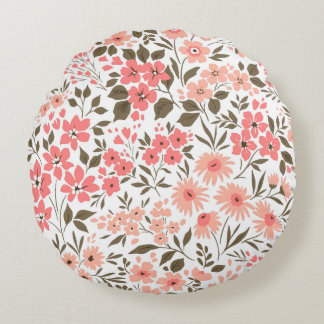Coussins Ronds Douces rêves floraux