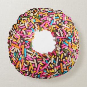 Coussins Ronds Doughnut Divinement Décadent Arrose En Arrière