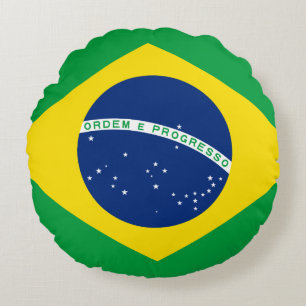 Coussins Ronds Drapeau Brésil (Brésil)