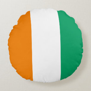 Coussins Ronds Drapeau de Côte d'Ivoire