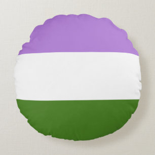 Coussins Ronds Drapeau de fierté queer