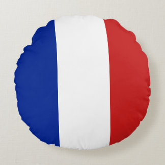 Coussins Ronds Drapeau de France