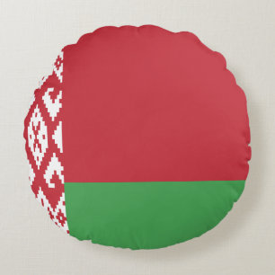 Coussins Ronds Drapeau de la Biélorussie