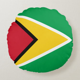 Coussins Ronds Drapeau de la Guyane