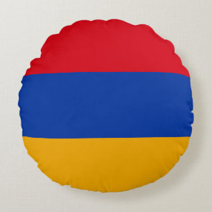 Coussins Ronds Drapeau de l'Arménie