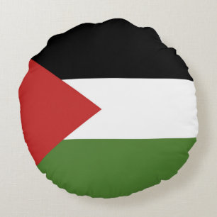 Coussins Ronds Drapeau de Palestine