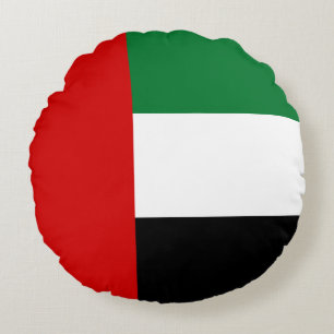 Coussins Ronds Drapeau des Émirats arabes unis