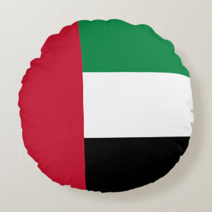 Coussins Ronds Drapeau des Émirats arabes unis