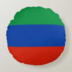Coussins Ronds Drapeau du Daghestan
