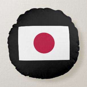 Coussins Ronds Drapeau du Japon : Hinomaru, Nisshōki, Red Rising 