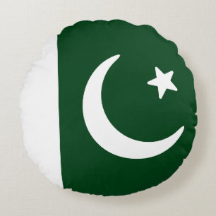 Coussins Ronds Drapeau du Pakistan