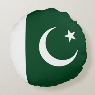 Coussins Ronds Drapeau du Pakistan