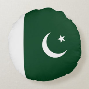 Coussins Ronds Drapeau du Pakistan