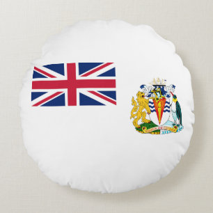 Coussins Ronds Drapeau du Territoire antarctique britannique