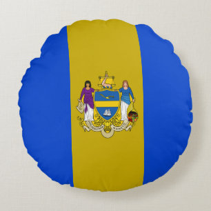 Coussins Ronds Drapeau urbain de Philadelphie (Pennsylvanie)