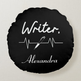 Coussins Ronds Écrivain
