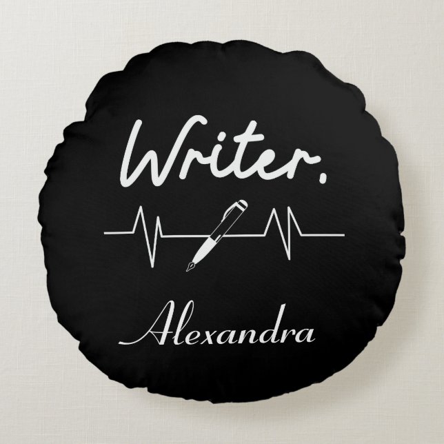 Coussins Ronds Écrivain (Devant)
