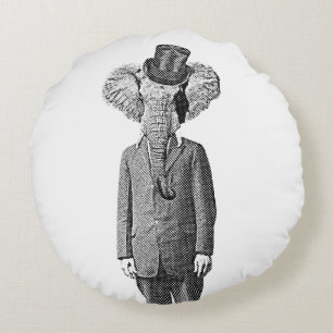 Coussins Ronds Élephant
