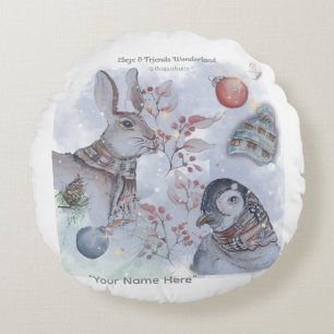 Coussins Ronds "Eleze & Friends Wonderland" Boganhues