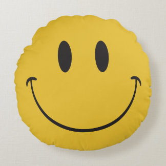 Coussins Ronds emoji heureux
