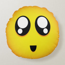 Coussins Ronds emoji mignon superbe
